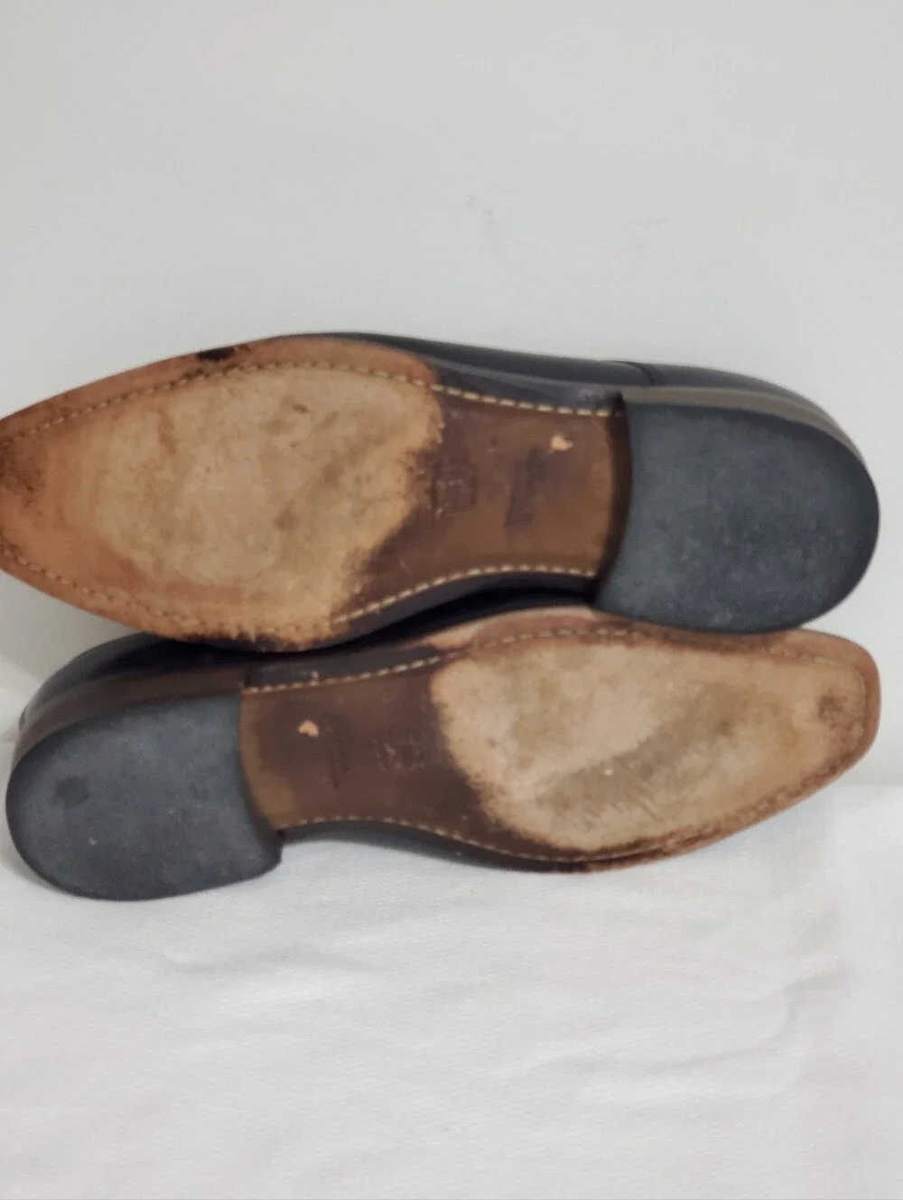 Johnston & Murphy Black Wingtip Lace Up Oxfords Size 13
